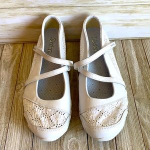 Skechers Lace Mary Jane Athletic White Shoes